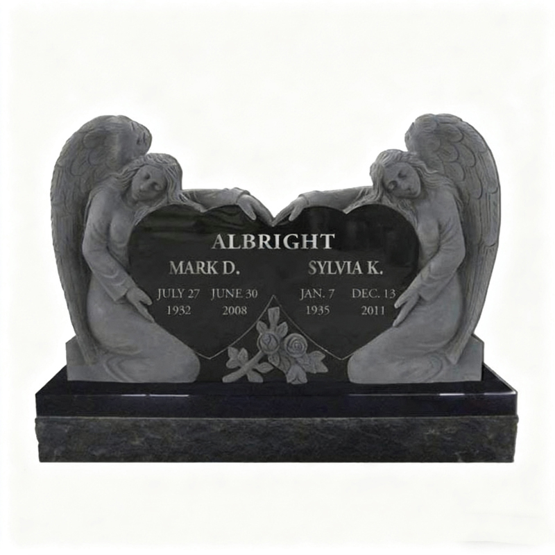 Bia mộ đồng hành đôi