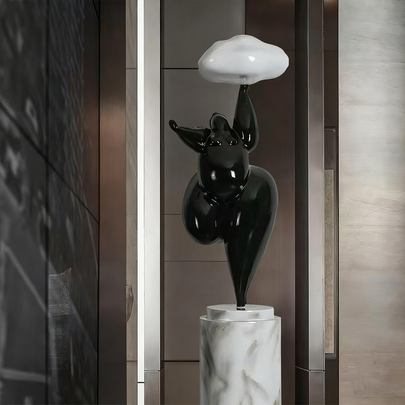 Điêu khắc trang trí bằng sợi thủy tinh phong cách nâng đám mây